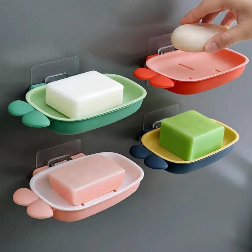 Double Layer Bunny Soap Dish, Cartoon Pattern Non-Slip Soap Holder, Wall Mounted Soap Drain Holder, Home Suction Cup Sink Basin Soap Dish, Elevated Drainage Strip Design Soap Holder, Tough And Durable Soap Box, Bathroom Kitchen Soap Organizer Double Layer Bunny Soap Dish, Cartoon Pattern Non-Slip Soap Holder, Wall Mounted Soap Drain Holder, Home Suction Cup Sink Basin Soap Dish, Elevated Drainage Strip Design Soap Holder, Tough And Durable Soap Box, Bathroom Kitchen Soap Organizer